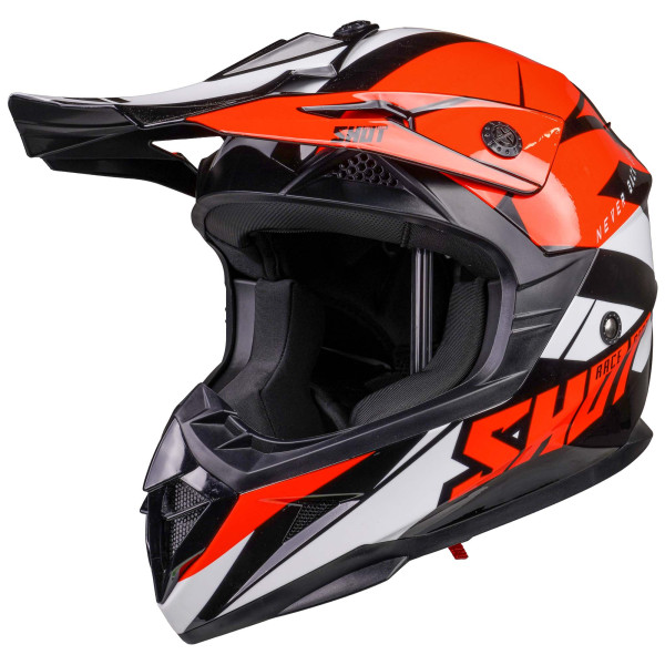 Shot Shot mx helmet pulse revenge black orange white glossy [small]